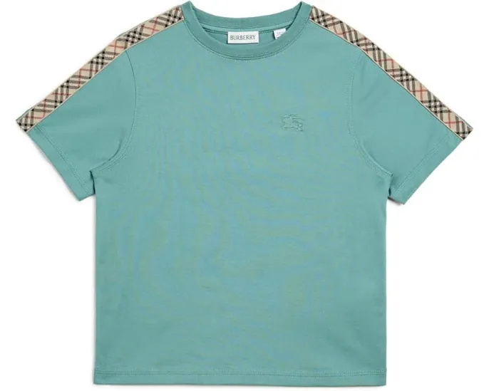 Футболка Burberry Kids Cedar Check Tape Shirt
