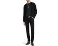 John Varvatos Толстовка Ihsan с капюшоном на молнии и фактурным жаккардом