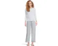 Футболка Lilla P Striped 3/4 Sleeve Boatneck с полосатым узором