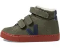 Детские зимние кроссовки VEJA Small Esplar Mid с круглым носком и застежкой на липучках
