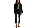 Джинсы AG Jeans Mari с завышенной талией и прямым укороченным кроем Slim Straight