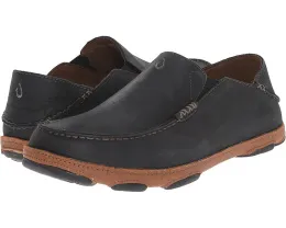 Мокасины OluKai Moloa из цельной кожи с гелевой вставкой и складывающейся пяткой