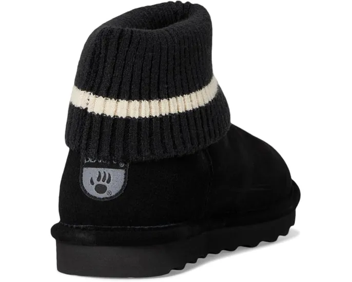 Зимние угги Bearpaw September из замши с отворотом и шерстяной подкладкой