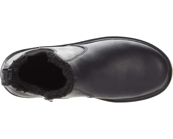 Ботинки Dr. Martens 2976 Leonore Mono для детей с подкладкой из шерпы