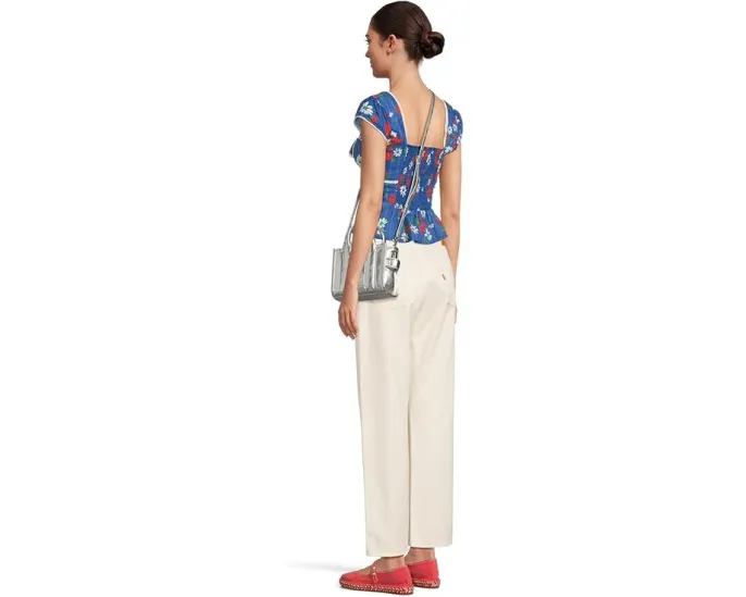 Металлическая сумка-тоут Marc Jacobs The Metallic Leather Crossbody Tote Bag