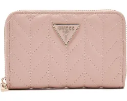 GUESS Косметичка Cheryl Medium Zip Around с отделениями для карт