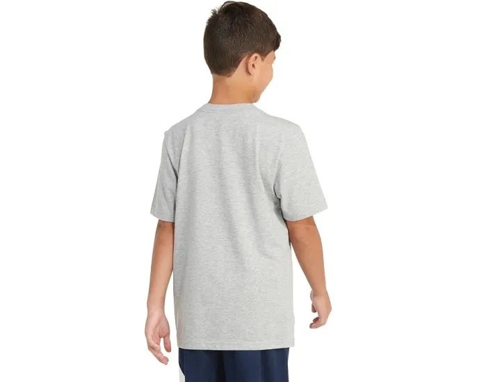 Футболка детская Adidas SS USA Hthr Tee 24 с принтом и американским флагом