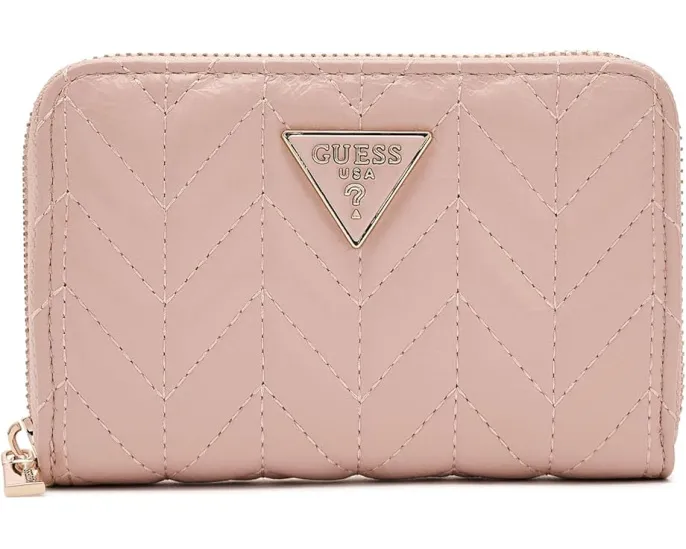 GUESS Косметичка Cheryl Medium Zip Around с отделениями для карт