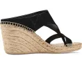 Сандалии Farren Espadrille с клиновидным каблуком и кожаным верхом от Franco Sarto