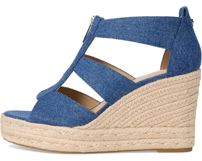 Сандалии Etta Wedge на танкетке с платформой из джута MICHAEL Michael Kors
