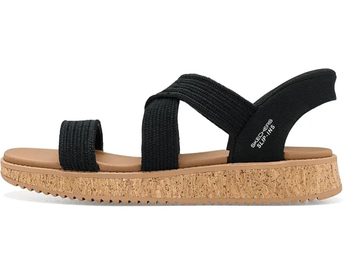 Кроссовки BOBS Skip Cute с холщовым верхом и шнуровкой bungee