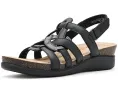 Сандалии Calenne Gracie Clarks на ремешках с клином и стелькой Ultimate Comfort
