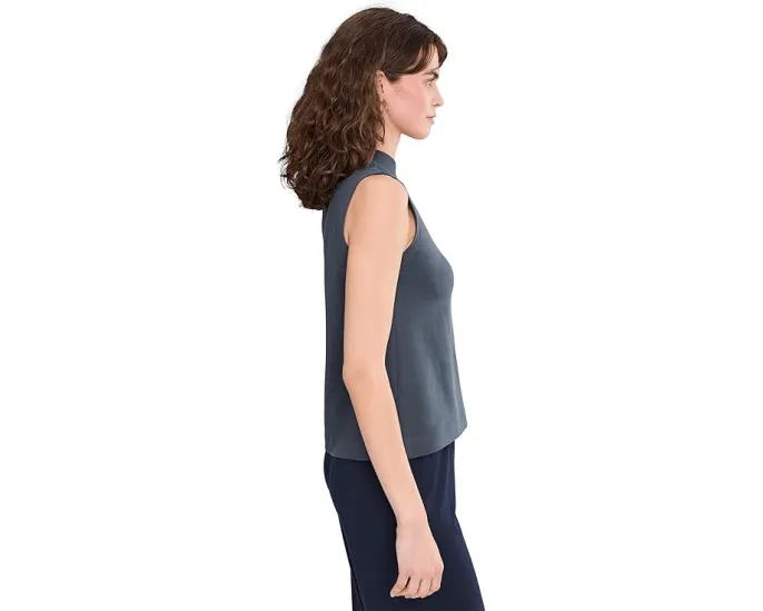 Топ PACT Airplane Mock Neck Shell из органического хлопка