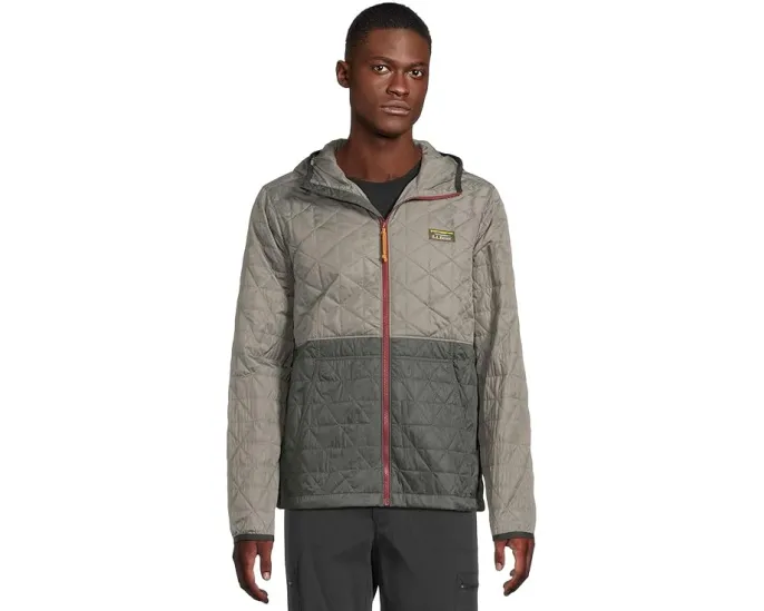Куртка L.L.Bean Katahdin Insulated Hoodie Colorblock с утеплителем PrimaLoft