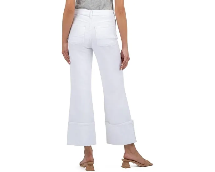 Джинсы KUT from the Kloth Charlotte с высокой посадкой и широкими штанинами