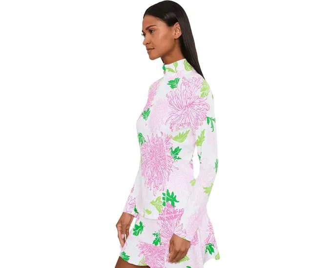 Lilly Pulitzer пуловер Justine 1/2 Zip UPF 50+ с защитой от солнца