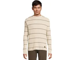 RVCA Dayshift лонгслив в полоску из мягкой вафельной ткани