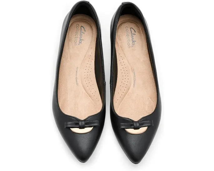 Туфли Natalyn Trim от Clarks из мягкой кожи с декоративным бантом