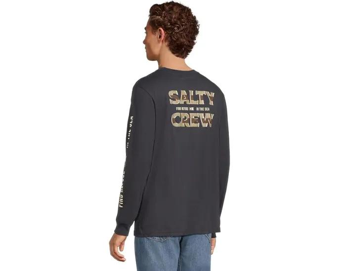 Футболка Offset с длинными рукавами и принтом