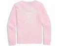 Футболка Vv98 Football с длинным рукавом и карманом для детей Vineyard Vines Kids