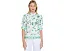 CeCe топ Cotton Sateen Hidden Placket из хлопкового сатина