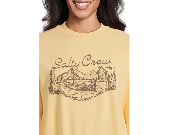 Футболка Camp Salty Crew с длинными рукавами и принтом