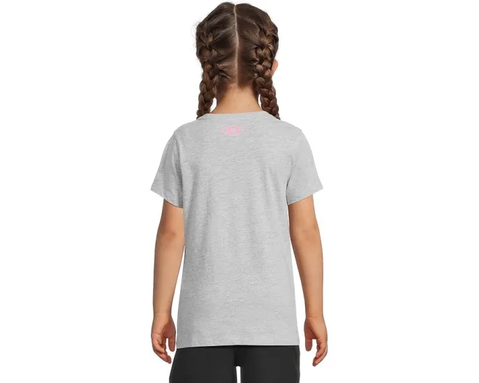 Футболка Under Armour Kids с логотипом и прямым подолом