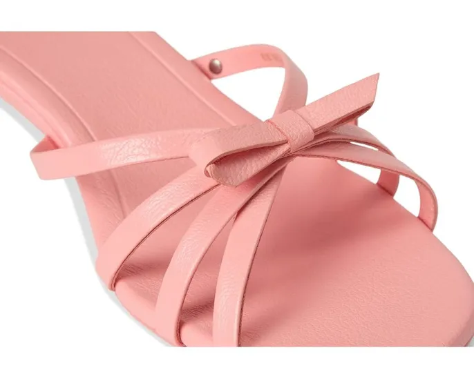 Сандалии Carolina из тисненой кожи на низком каблуке kitten heel