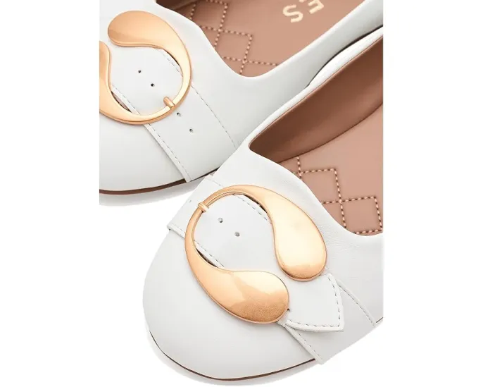 Балетки Aerosoles Paradise с круглым носком и пряжкой из матового золота