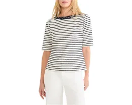 Топ NIC+ZOE Petite Embroidered Boatneck с вышивкой и лодочкой