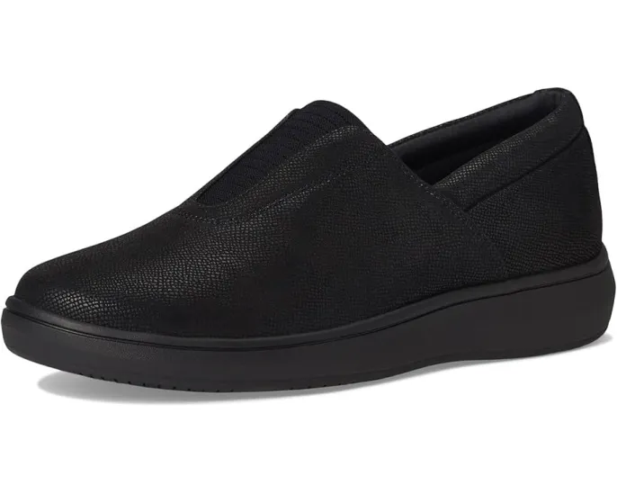 Слипоны Clarks Breezesky Ria с текстильным верхом и пеной Cushion Soft