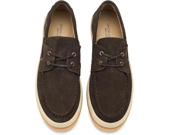 Лоферы Allen из замши с регулируемой шнуровкой