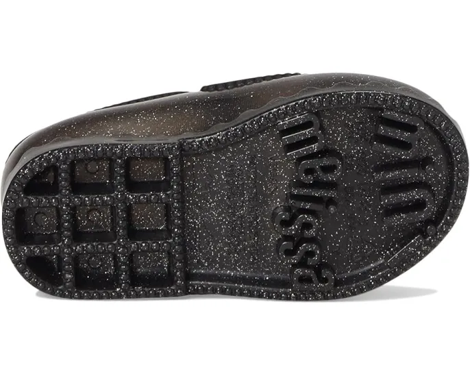 Балетки Hip Ballerina с аппликацией цветка и липучкой Mini Melissa