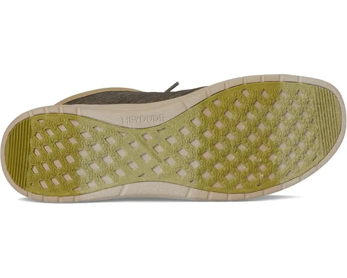 Ботинки Hey Dude Wally Mid Gripr с утепленной стеганой верхней частью и эластичными шнурками