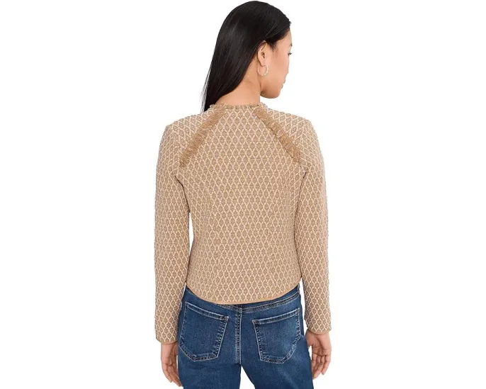 Жакет Brocade Fringe Knit с жаккардовым узором от NIC+ZOE