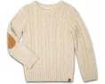 Вязаный свитер Appaman Kids в стиле рыбака с налокотниками