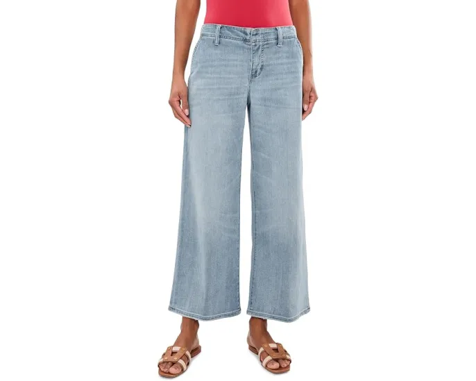 Liverpool Los Angeles джинсы Petite Mid-rise Weekender Wide Leg со средней посадкой