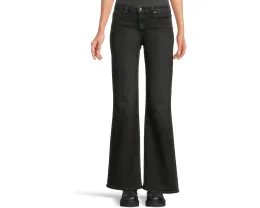 Джинсы Paige Sofia 31 дюйм (78.74 см) в чёрном цвете Solstice с расклешённым низом