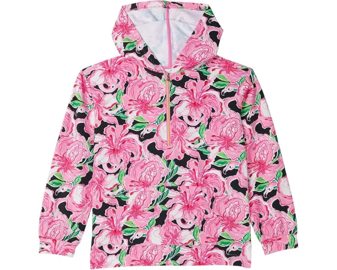 Худи Mini Kamillie с цветочным принтом Lilly Pulitzer Kids