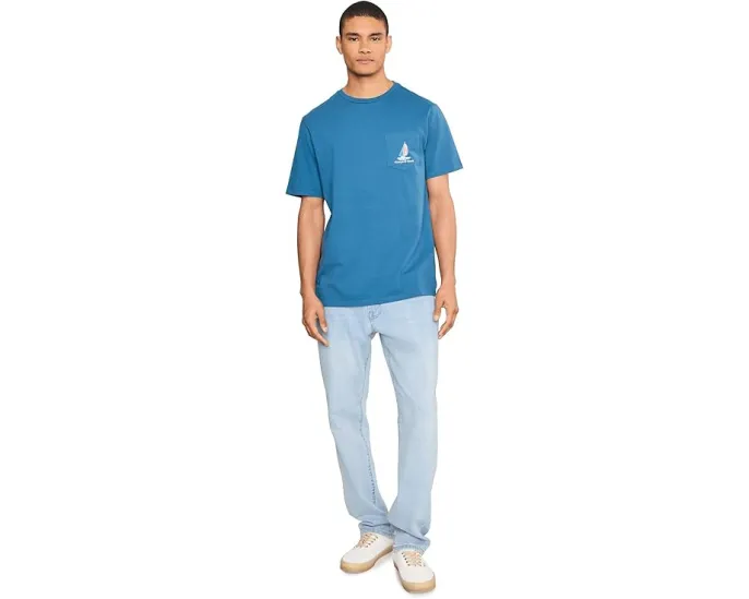 Футболка Vineyard Vines Americana Sail с коротким рукавом и принтом паруса