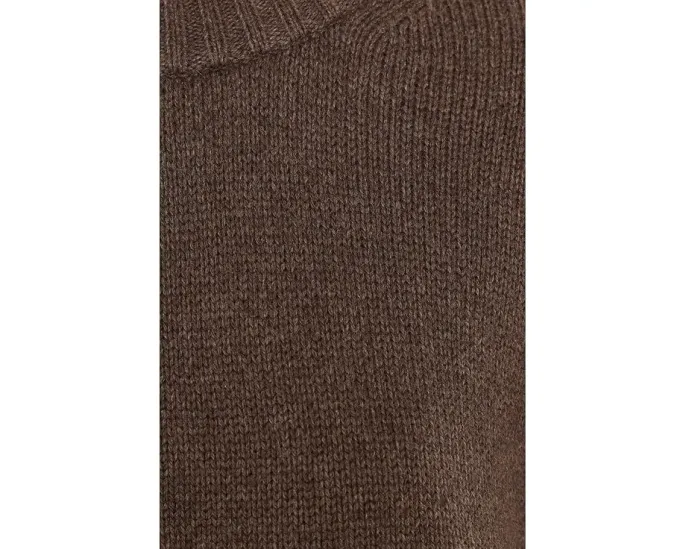 Свитер Eileen Fisher с круглым вырезом из хлопка и кашемира