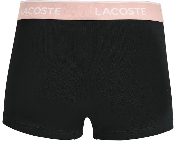 Набор из 5 трусов Lacoste 5-Pack Logo Trunks с брендированным поясом