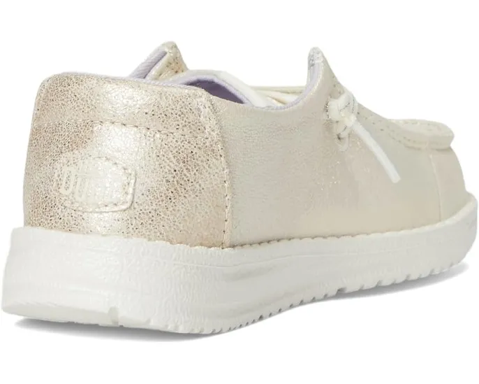 Детские слипоны Hey Dude Kids Wendy Dazzling с блестками и технологией Flex & Fold
