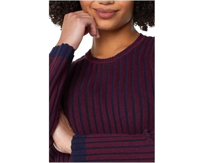 Liverpool Los Angeles свитер с длинными рукавами и круглым вырезом в рубчик