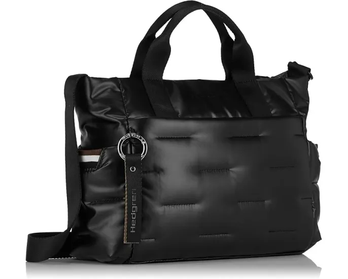 Мягкая сумка Hedgren Softy Handbag из водоотталкивающей ткани с множеством карманов