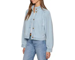 Джинсовый пиджак Sanctuary Charlotte свободного кроя с прорезными карманами