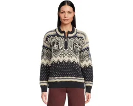 Свитер Dale of Norway Trondheim Feminine из шерсти с полузастежкой