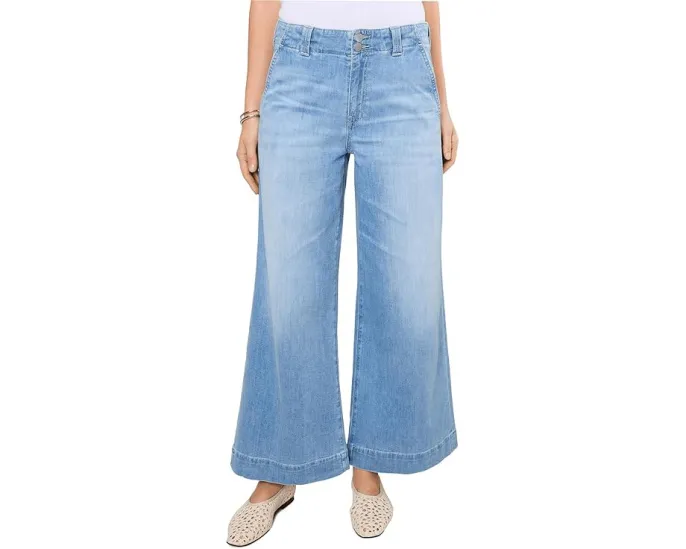 Джинсы AG Jeans Stella Ankle в цвете Flight с широкими штанинами