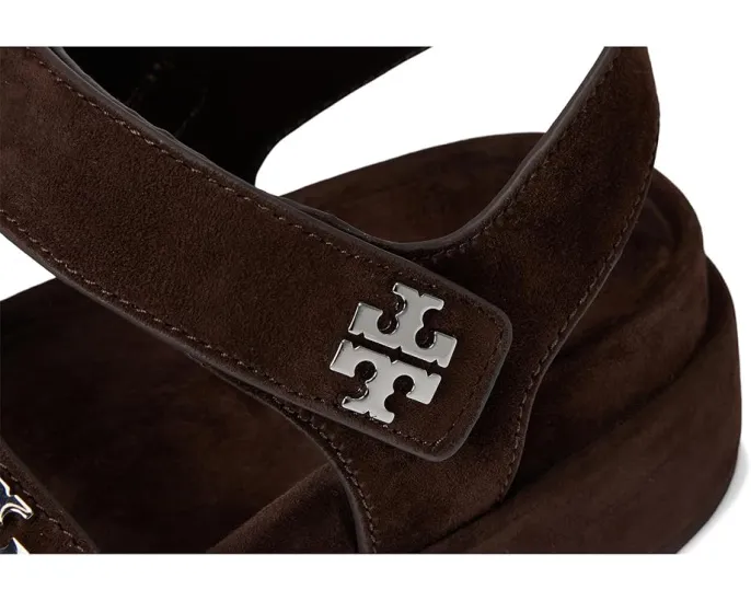 Спортивные сандалии Tory Burch Kira с тремя регулируемыми ремешками на липучке