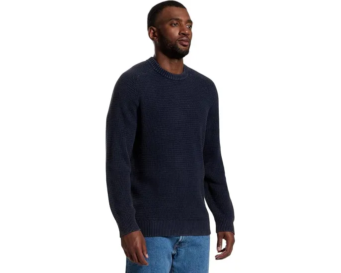 Свитер Textured Washed Cotton с круглой горловиной и фактурной поверхностью от L.L.Bean